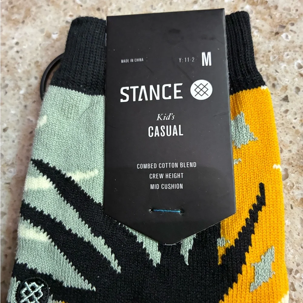 Stance Kid's Yacht Club Crew Socks - Seagreen Size Medium